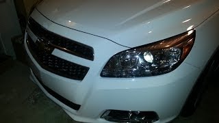 Headlight Bulb replacement 2013 Malibu [upl. by Hannover169]