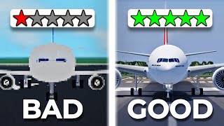 1 Star VS 5 Star Flight Simulators in Roblox [upl. by Eda429]