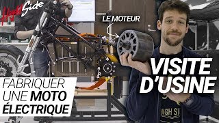 Comment est fabriquée une moto électrique  VISITE DUSINE [upl. by Aleydis]