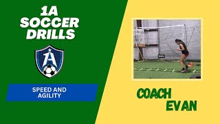 ⚽ 1A Soccer 1 on 1 Session amp Classes  Speed amp Agility  Soccer training Aids [upl. by Nirre]