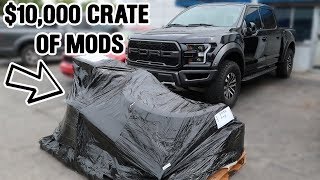 BUILDINGMODIFYING a 2019 FORD RAPTOR pt 2 [upl. by Nodnek]