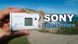 Sony FDRX1000V la cámara de acción de Sony que graba en 4K [upl. by Adallard]