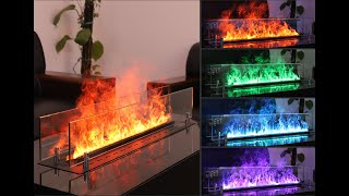 Water Vapor Fireplace  Innoliving WATER 3D Electric Steam Fireplace Inserts [upl. by Gonyea]