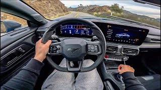 What Its Like To Drive The 2024 Ford Mustang Dark Horse POV Manual [upl. by Normalie]