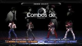 KOF XIII MUGEN Combos EX Kyo  Kyo  EX Iori  Iori  Link de Descarga [upl. by Suidaht]