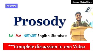 Prosody in English Literature  Complete Discussion on Prosody in Bengali [upl. by Ahsieyn]