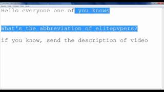 Whats the abbreviation of elitepvpers [upl. by Mond732]