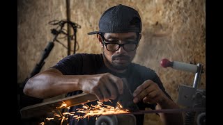 Blacksmith Class in Bangkok Axe Making 101 [upl. by Raseac]