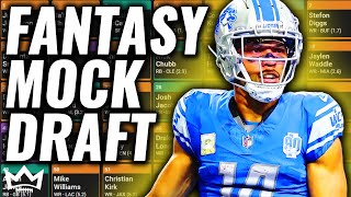 2024 Fantasy Football Mock Draft  12 Team  PPR Pick 8 [upl. by Harris]