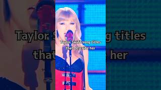 Taylor Swift song titles that describe her Part 1  taylorswift shorts [upl. by Noyes]