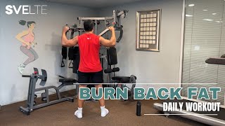 Get Rid Of Back Fat With This Daily Workout Routine [upl. by Reinar]