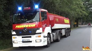 GTLF 30000 zu Großeinsatz Wachausfahrt Feuerwehr Lastrup  Anfahrten FW LK Cloppenburg  RD [upl. by Hujsak655]