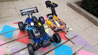 Idling HSP Nitro RC Buggy [upl. by Ail]