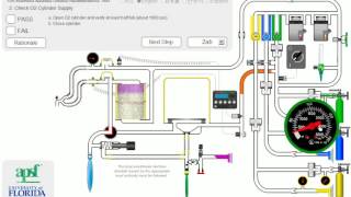 Anesthesia Machine FDA Pre Use Check Step 2 Simulation [upl. by Eedeed]