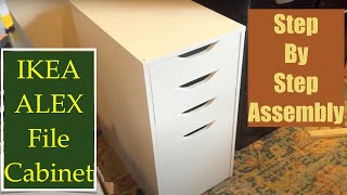 IKEA ALEX File Cabinet Unboxing Assembly amp Review Precaution at end of video IKEA ALEX Assembly [upl. by Brey]