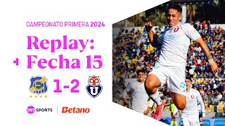 TNT Sports Replay  Everton 12 Universidad de Chile  Fecha 15 [upl. by Bethany]