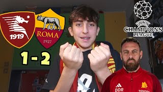 SALERNITANAROMA 12 VERSO LA CHAMPIONS DANIELE DE ROSSI EEE OHH💛❤️ [upl. by Alegnasor]