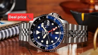 Seiko 5 Sports Blueberry GMT SKX ReInterpretation SSK003K1 seikogmt seiko5sports seiko5 seiko [upl. by Enelrats443]