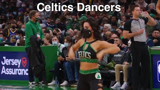 Boston Celtics Dancers  NBA Dancers  12172021 Dance Performance  Celtics vs Warriors [upl. by Stefanac108]