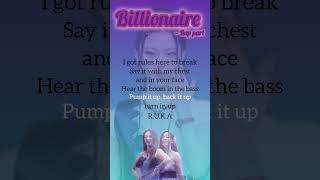 BABYMONSTER BILLIONAIRE Lyrics drip kpop babymonster lyrics ygentertainment [upl. by Travus]