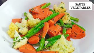 How to Make Sauteed Vegetables  Yummy  Healthy Sauteed Vegetables [upl. by Libna902]