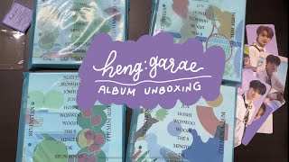 ✿ seventeen henggarae 헹가래 album unboxing all versions with captions  Philippines ✿ [upl. by Oz]