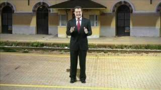 Guzzanti Recital  Romano Prodi alla stazione [upl. by Ogilvie385]