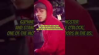 6ix9ine Acted Gangster And Was Exposed At The OBlock 🤣 shorts 6ix9ine [upl. by Sosthina917]