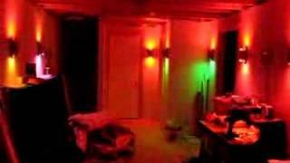 Color Kinetics Lightshow in Home Theater 6 [upl. by Yrocaj]