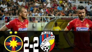 REZUMAT  STEAUA 22 VIKTORIA PLZEN  2572017 [upl. by Naeruat]