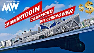 188888Artcoin  Most expensive but very overpower ship🔥 Modern Warships [upl. by Dygall]