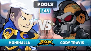 Cody Travis vs Monihalla  Pools  Brawlhalla World Championship 2023  LAN 1v1 [upl. by Ayotak]