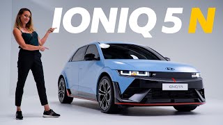 NEW Hyundai Ioniq 5 N 650HP Hot EV with MANUAL Mode  4K [upl. by Nomyaw]