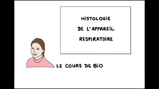 Histologie de l’appareil respiratoire relations structurefonction [upl. by Entruoc]