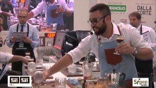 ANGELO SEGONI  Campionato Italiano Baristi Caffetteria valido per il WBC  SIGEP 2016 [upl. by Aicilehp176]