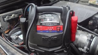 How to charge Duralast 1200 Lithium Portable Battery Jump Starter and Compressor [upl. by Rosabelle674]