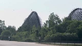 Shivering Timbers Cinematic Footage Michigan’s Adventure Offride No Copyright [upl. by Oned773]