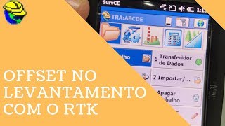 Dica no SurvCE  Offset com o GPS RTK [upl. by Natek]