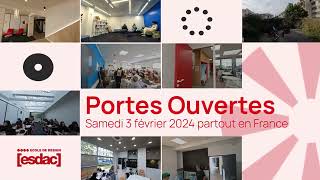 Portes Ouvertes ESDAC  Ecole de Design [upl. by Leifeste]