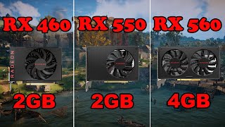 Rx 550 vs Rx 560 vs Rx 460  I7 4770  Tested in 8 New Games [upl. by Axel53]