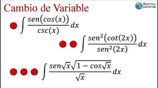 Integrales Trigonométricas por Cambio de Variable 6 [upl. by Sivrad189]