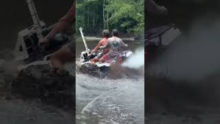 “Can your jet ski do this” Honda rider shows off why an ATV is a better choice for the mud park [upl. by Straub]