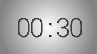 30 Seconds countdown Timer  Beep at the end  Simple Timer thirty sec [upl. by Endaira890]