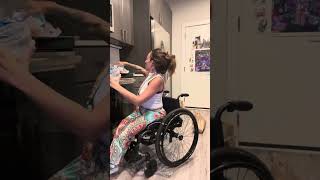 Day in the life of a disabled ♿️ my service animal is passing ❤️‍🩹😭 serviceanimal [upl. by Gayleen]