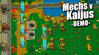 【実況】Mechs V Kaijus DEMO 都市に迫る怪獣を撃退するタワーディフェンス！！ [upl. by Atlas]