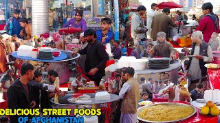 Delicious Street foods in Afghanistan best foods  4k [upl. by Nat]