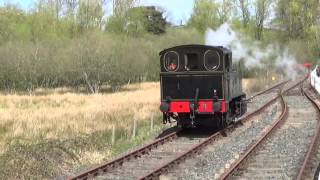 Steam at Downpatrick amp County Down Railway  02052016 [upl. by Chris]