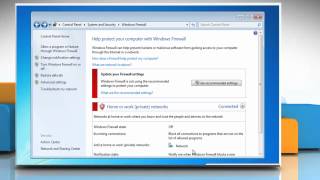 Windows® 7 How to turn off the security on Windows® 7based PC [upl. by Markowitz292]