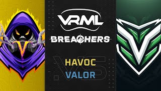 Breachers  Havoc vs VALOR  Season 3 Week 3  VRML [upl. by Yrolg]