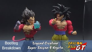 Bootleg Breakdown 35 Legend Creation Super Saiyan 4 Vegeta [upl. by Pronty547]